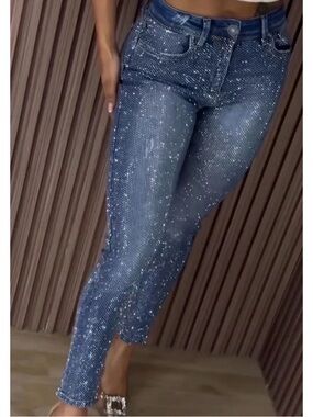 DenimStyles Women's Hot Diamond Casual Skinny Jeans NWT US 4 / UK 8 / EU 36